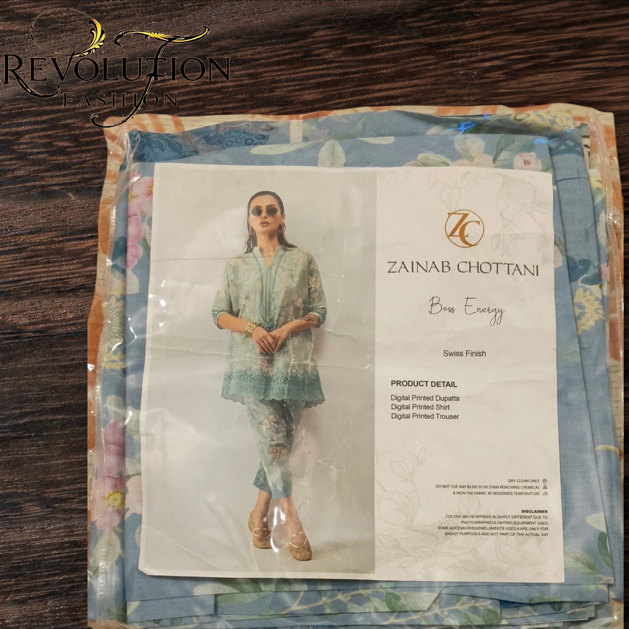 ZAINAB CHOTTANI 3-PIECE DIGITAL PIRINTED SHIRT DIGITAL PIRINTED DUPATTA DIGITAL PIRINTED TRAUSER